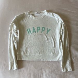 Cropped White sweater